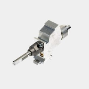 Single spout extruded aluminum faucet with safety device